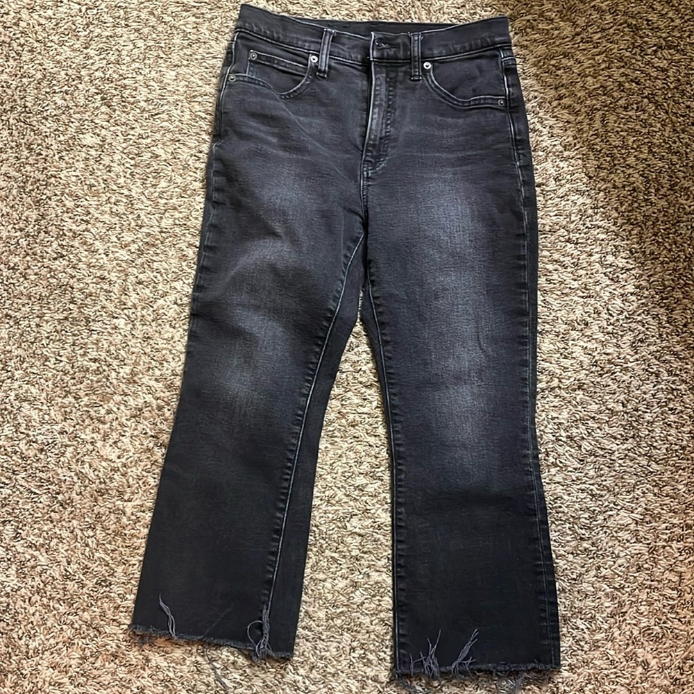 Gap jeans frayed hem.